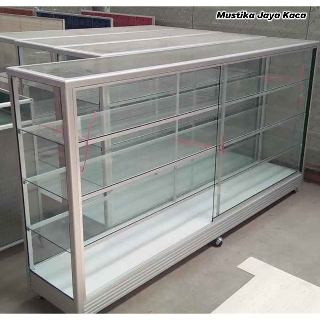 Jasa Pembuatan Etalase Kaca Custom di Bekasi