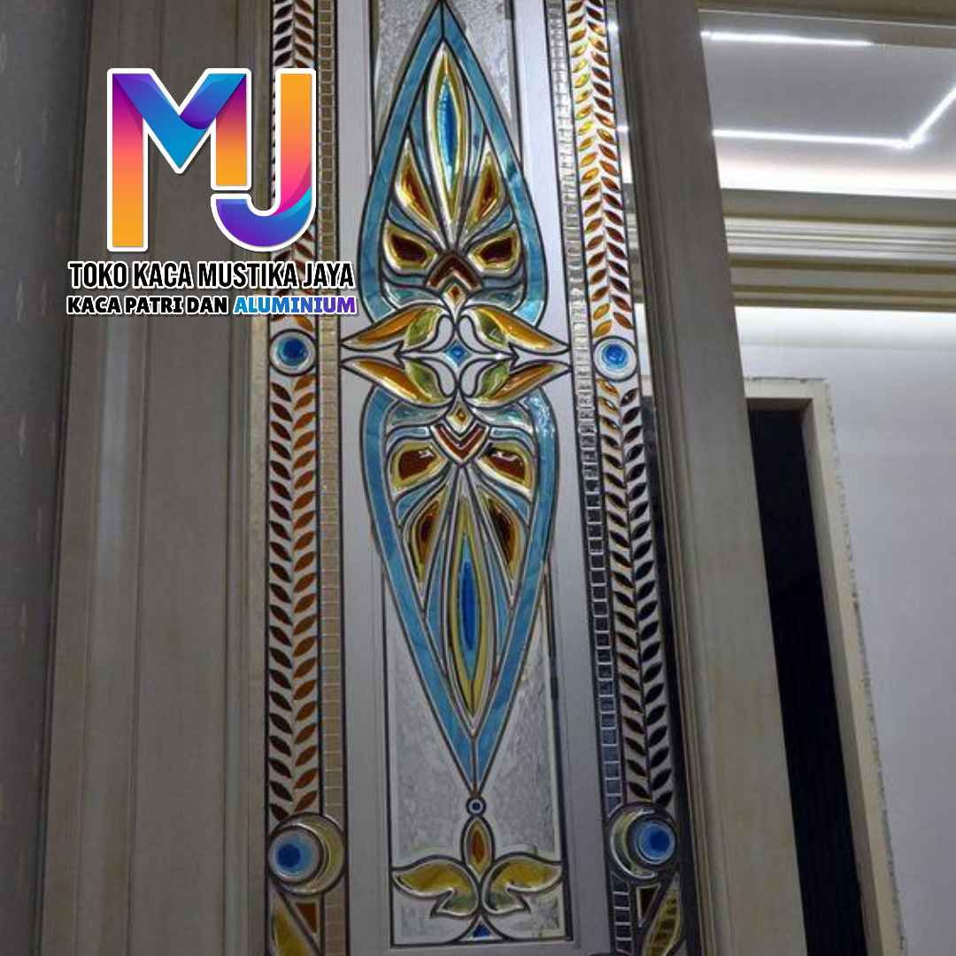 Harga kaca patri per meter murah untuk rumah minimalis
