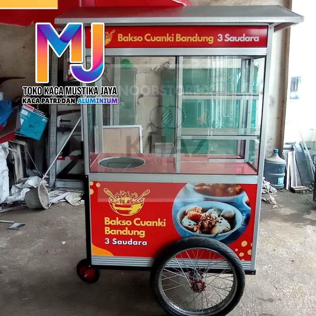 Tukang Buat Gerobak Dorong Aluminium Murah di Bekasi