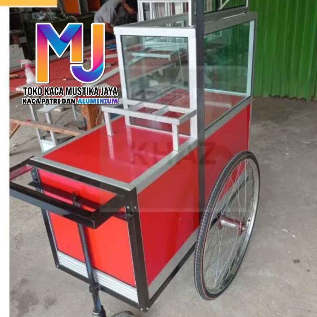 Tukang Buat Gerobak Dorong Aluminium Murah di Bekasi