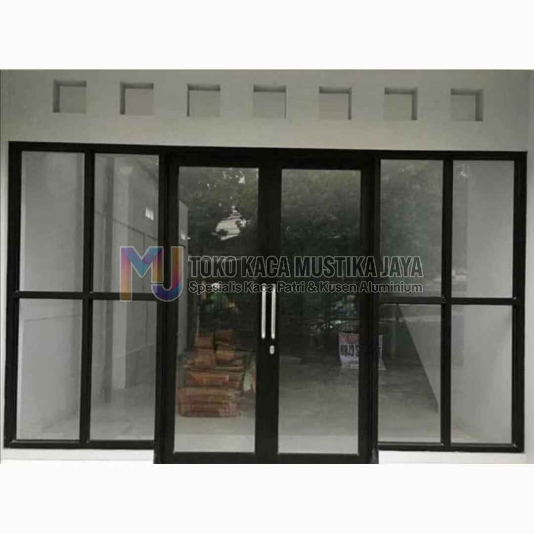 Harga pintu kaca toko per meter plus biaya pasang terbaru