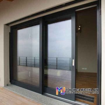 Pintu Kaca Geser Aluminium Jakarta Timur