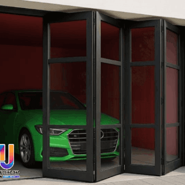 Jasa pintu lipat garasi aluminium mewah 10 hari jadi Jasa pintu lipat garasi aluminium mewah 10 hari jadi