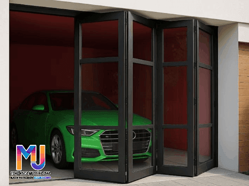Jasa pintu lipat garasi aluminium mewah 10 hari jadi