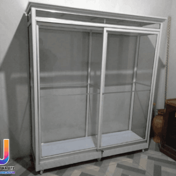 Custom Lemari Kaca Baju Aluminium tangerang Mewah Custom Lemari Kaca Baju Aluminium tangerang Mewah