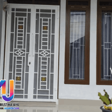 Pagar Tralis pintu Aluminium Bekasi Klasik Gratis Ongkir