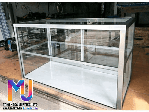 Jasa Etalase kaca warteg aluminium jakarta custom kilat