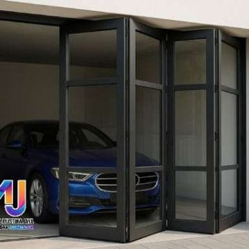 Promo! Pintu Garasi Aluminium Lipat Bekasi Gratis Pasang