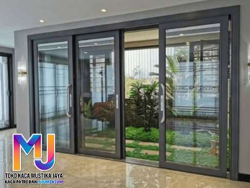 Spesialis pintu aluminium Bekasi geser gratis pasang