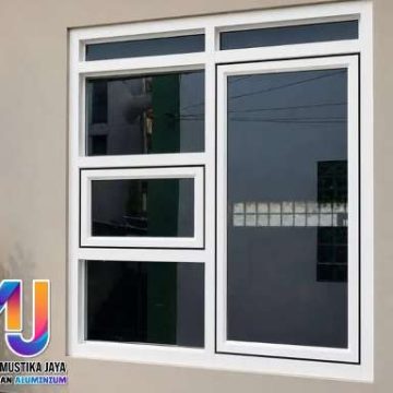 Jendela Aluminium Custom Bogor Putih Bersih Anti Kusam